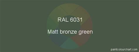 RAL 6031 : Painting RAL 6031 (Matt bronze green).